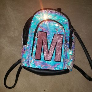 sequin backpack